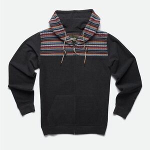 Howler Brothers Black Sweater with Multicolor Stripes